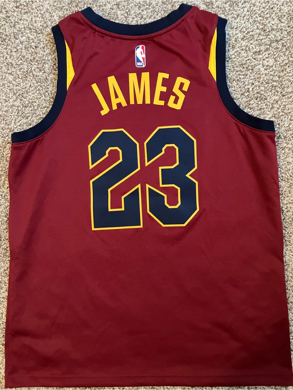 LeBron James Cleveland Cavaliers 2017 Nike Icon Edition Jersey Size 48 Large - Picture 2 of 10
